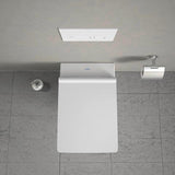 DURAVIT Starck T Bürstengarnitur bodenstehend in Chrom, 80x80x432 mm, Messing verchromt