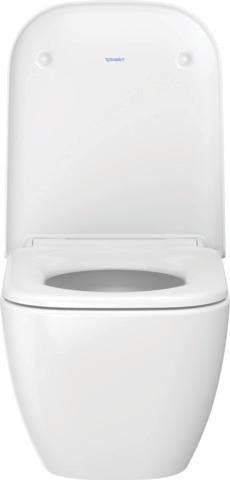 DURAVIT WC-Sitz Happy D.2 anthrazit matt, ohne Absenkautomatik, Edelstahl-Scharniere