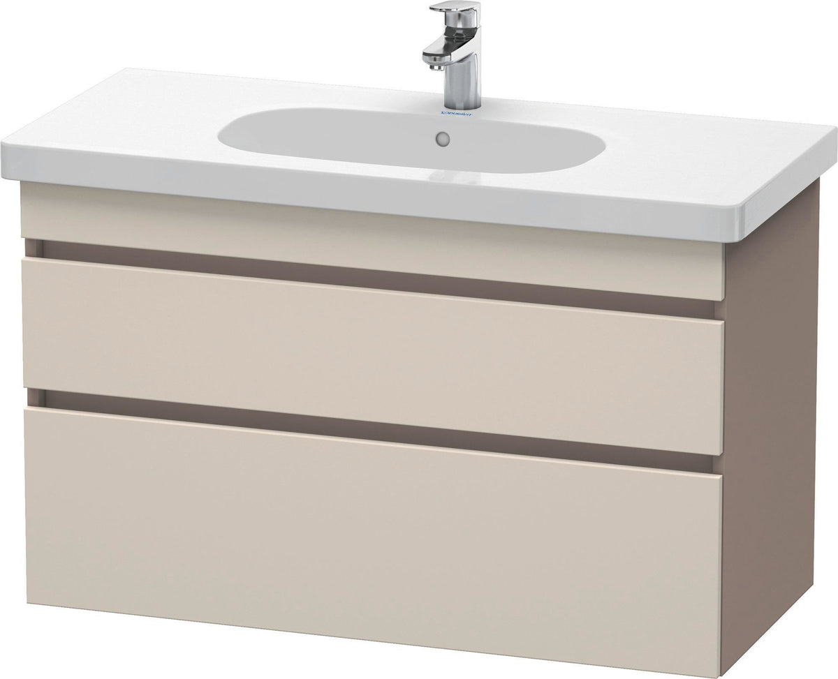 DURAVIT DuraStyle Waschtischunterbau 1000 mm wandhängend, 2 Schubkästen, weiß matt