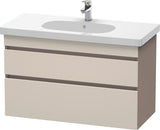 DURAVIT DuraStyle Waschtischunterbau 1000 mm wandhängend, 2 Schubkästen, weiß matt