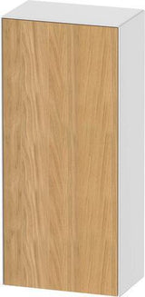Duravit Halbhochschrank White Tulip 400 mm, 1 Tür, seidenmatt weiß, Designer Philippe Starck