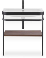 Duravit C.1 Einhebel-Waschtischmischer M mit Zugstange, Schwarz Matt