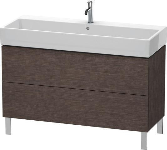 Duravit L-Cube Waschtischunterbau 1184 mm amerikanisch Nussbaum für Vero Air