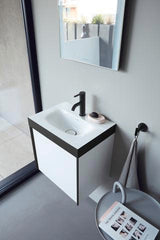 Duravit C.1 Einhebel-Waschtischmischer 91 mm Schwarz Matt – Ohne Zugstange