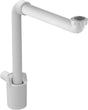 DURAVIT Raumsparsiphon Universal Weiß – Kunststoff-Siphon mit Rosette, 1 1/4″