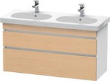 Duravit DuraStyle Waschtischunterbau 1150 mm, 2 Schubkästen, weiß matt – wandhängend