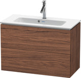 DURAVIT L-Cube Waschtischunterbau 820 mm weiß matt mit 2 Schubkästen und Tip-On-Technik