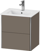 Duravit XSquare Waschtischunterbau wandhängend, 2 Schubkästen, Weiß Matt