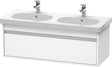DURAVIT Ketho Waschtischunterbau wandhängend 1150 mm, 1 Auszug, weiß matt – mit Soft-Close