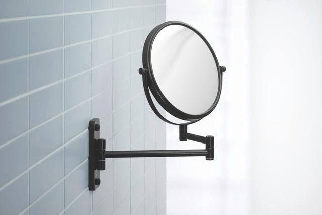DURAVIT D-Code Kosmetikspiegel 3-fach Vergrößerung, Chrom, 330 mm Ausladung