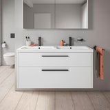 DURAVIT D-Code Spiegelschrank 1200 mm mit LED-Beleuchtung, 2 Türen, Front- und Innenspiegel