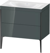 DURAVIT XViu c-bonded Waschtischset 800 mm mit 2 Auszügen, bodenstehend, Soft-Close