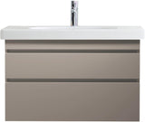DURAVIT DuraStyle Möbelwaschtisch 1000 mm mit Überlauf & WonderGliss – Weiß