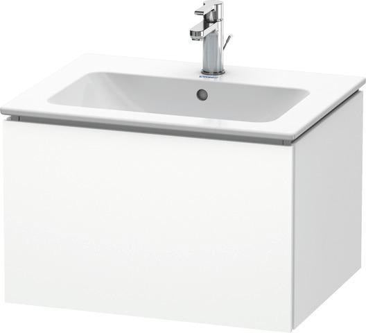 Duravit L-Cube Waschtischunterbau 620 mm taupe supermatt mit Tip-On-Technik