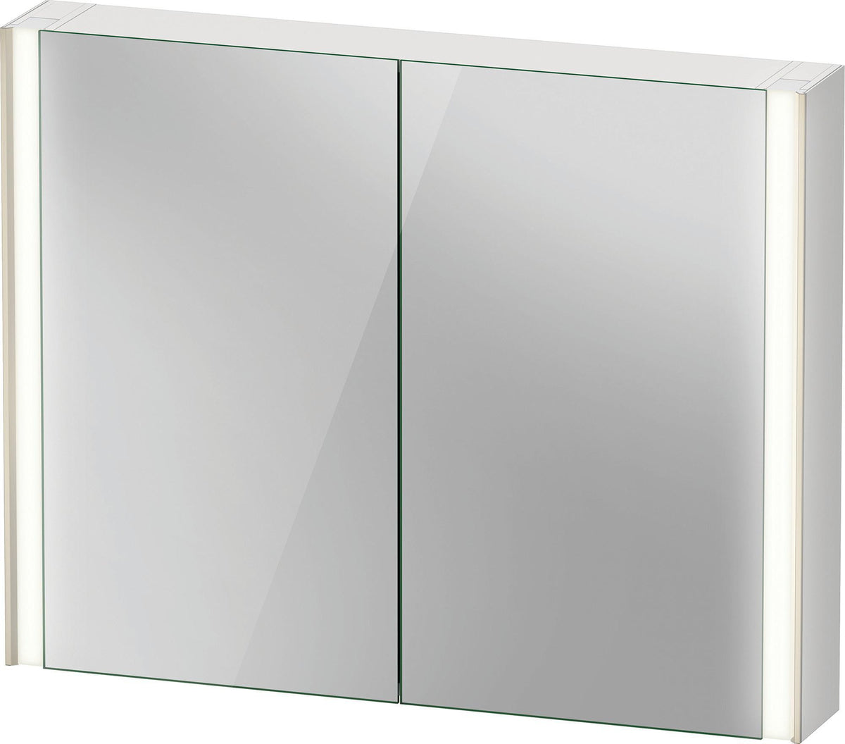 DURAVIT XViu Spiegelschrank 820 mm mit LED-Beleuchtung, Sensorschalter und Soft-Close