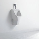 DURAVIT D-Code Urinal weiß spülrandlos Zulauf oben 565 mm – ohne Fliege