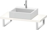 Duravit DuraStyle Konsole variabel 480 mm weiß matt – wandhängend mit Ausschnitt