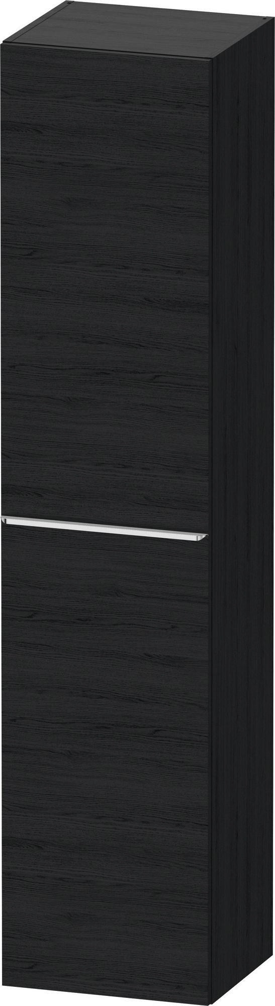 DURAVIT D-Neo Hochschrank 400x360x1760 mm, 1 Tür links, Eiche Schwarz – Matt, Soft-Close