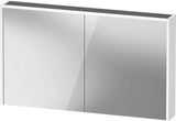 DURAVIT D-Code Spiegelschrank 1200 mm mit LED-Beleuchtung, 2 Türen, Front- und Innenspiegel