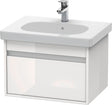 Duravit Ketho Waschtischunterbau wandhängend 455x600x410 mm mit 1 Auszug, weiß matt