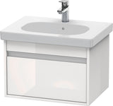 Duravit Ketho Waschtischunterbau wandhängend 455x600x410 mm mit 1 Auszug, weiß matt