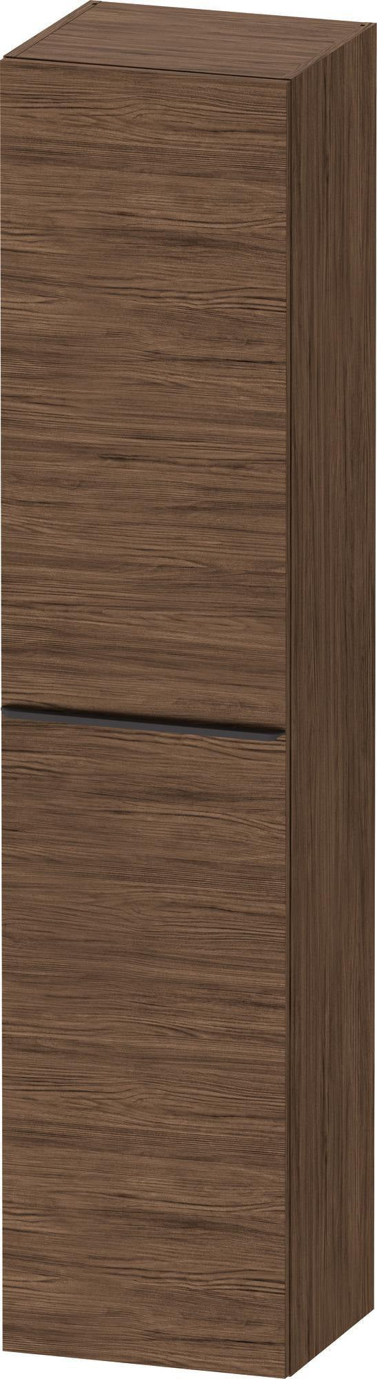 DURAVIT D-Neo Hochschrank 400x360x1760 mm, 1 Tür links, Eiche Schwarz – Matt, Soft-Close