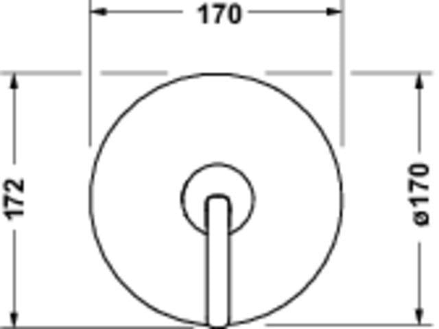 DURAVIT Balcoon Einhebel-Brausemischer Unterputz, Chrom Hochglanz, 1 Verbraucher