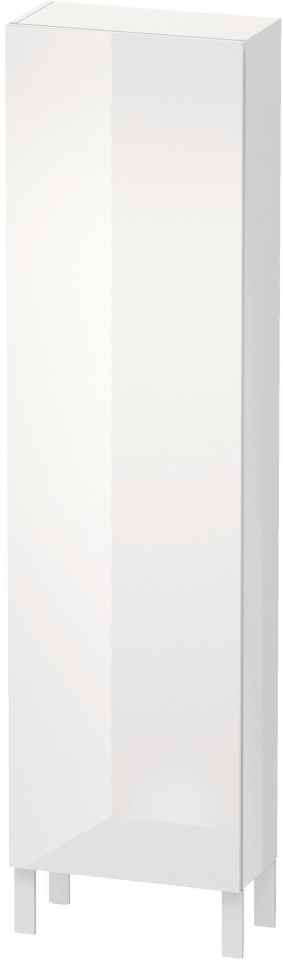 DURAVIT Hochschrank L-Cube 500 mm weiß hochglanz, 1 Tür rechts, 1760 mm – Designer-Badmöbel