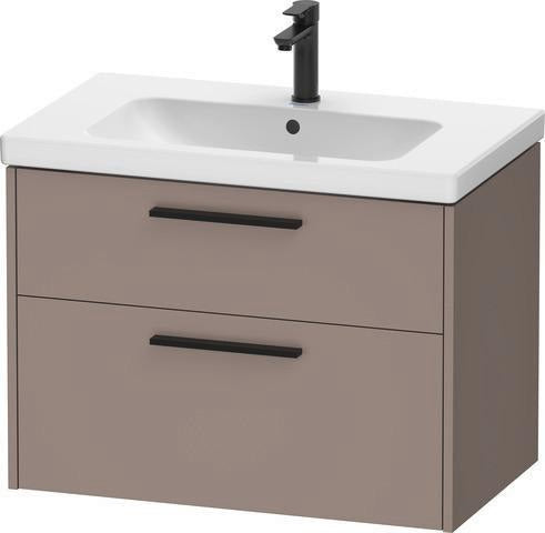 DURAVIT D-Code 2.0 Waschtischunterbau 784 mm Eiche Marmor mit Soft-Close