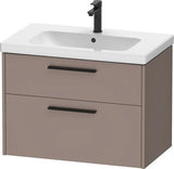 DURAVIT D-Code 2.0 Waschtischunterbau 784 mm Eiche Marmor mit Soft-Close