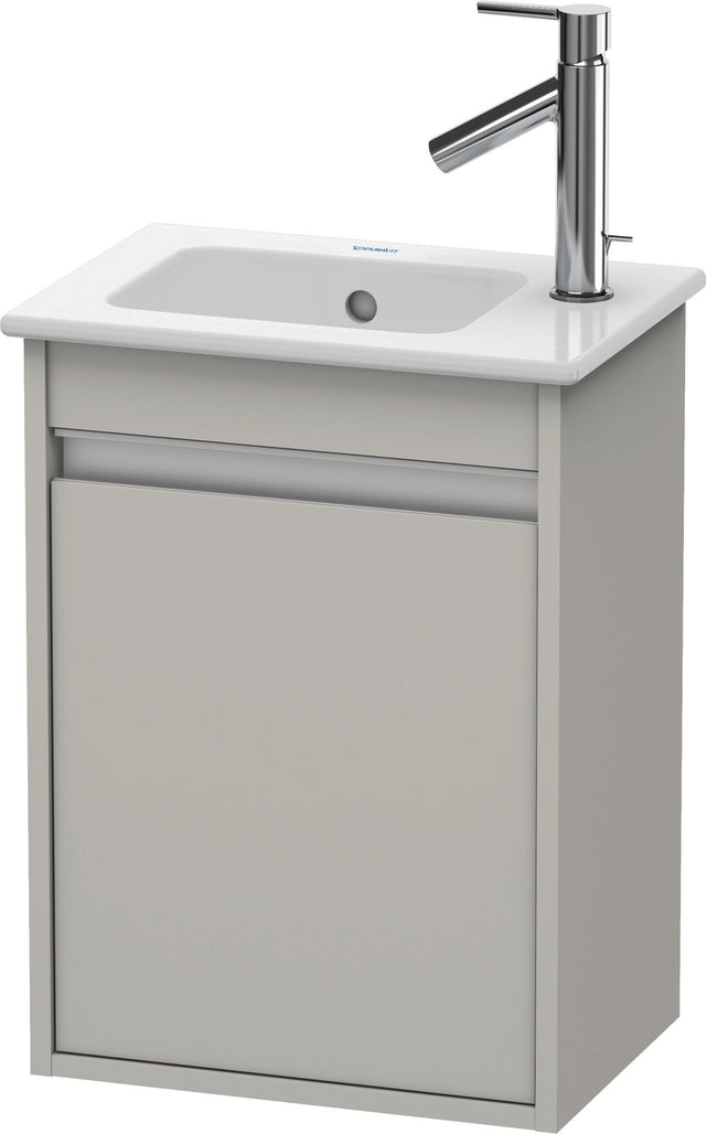 Duravit Ketho Waschtischunterbau 400 mm betongrau matt, 1 Tür links, für ME by Starck