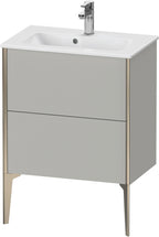 betongrau matt / Spanplatte / Ausz.champagner