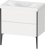DURAVIT XViu c-bonded Waschtischset 800 mm mit 2 Auszügen, bodenstehend, Soft-Close