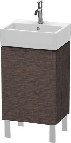 DURAVIT L-Cube Waschtischunterbau 593x434x341 mm, amerikanisch nussbaum, Anschlag links, für Vero Air