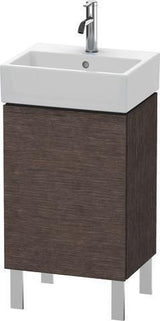DURAVIT L-Cube Waschtischunterbau 593x434x341 mm, amerikanisch nussbaum, Anschlag links, für Vero Air