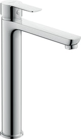 DURAVIT A.1 Einhebel-Waschtischmischer XL Chrom mit Zugstange – 180 mm Ausladung, Keramikmischsystem