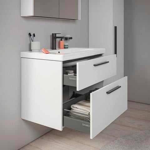 DURAVIT D-Code 2.0 Waschtischunterbau 784 mm Eiche Marmor mit Soft-Close