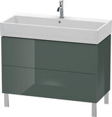 Duravit L-Cube Waschtischunterbau 984 mm Amerikanisch Nussbaum mit Tip-On-Technik