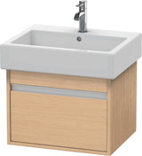 DURAVIT Ketho Waschtischunterbau 550 mm wandhängend, 1 Auszug, basalt matt – für Vero 045460