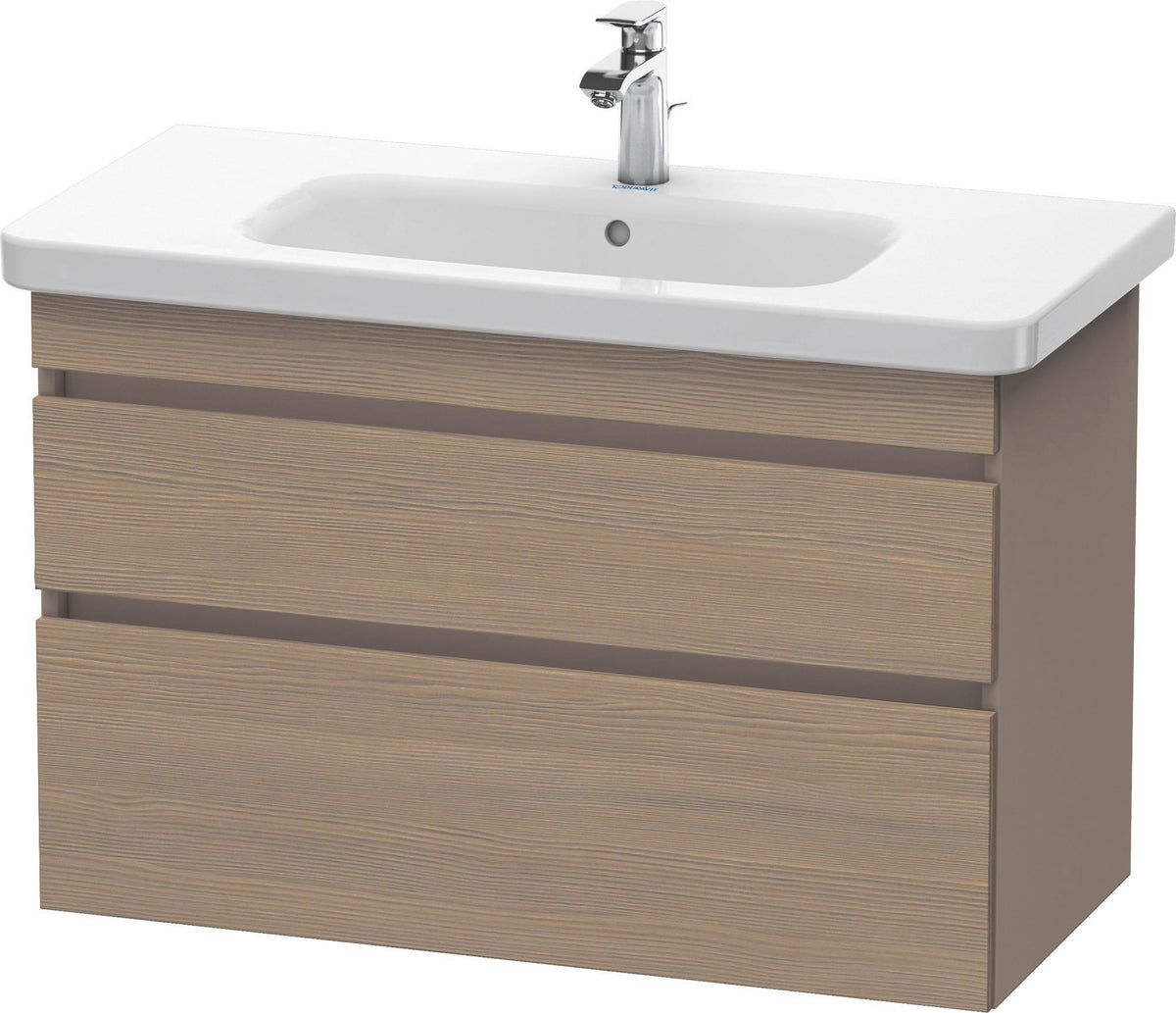 DURAVIT DuraStyle Waschtischunterbau wandhängend Eiche Terra/Weiß Matt 930 mm