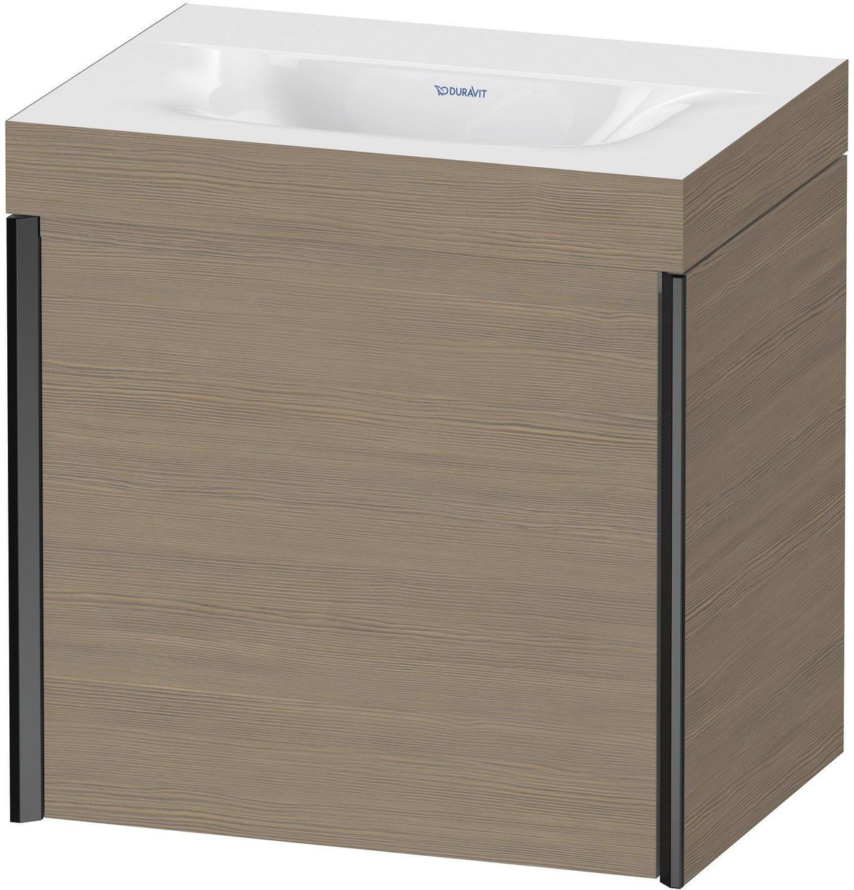 DURAVIT XViu Waschtischunterbauset c-bonded wandhängend 460x450x330 mm Eiche Schwarz