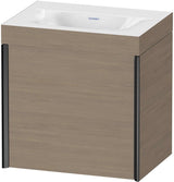 DURAVIT XViu Waschtischunterbauset c-bonded wandhängend 460x450x330 mm Eiche Schwarz