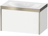Duravit XViu Möbelwaschtischset 800x480mm mit Unterschrank, 1 Auszug, Ahorn mitte