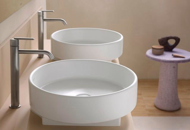 Duravit Balcoon Aufsatzbecken 450x450 mm weiß geschliffen mit Ablaufventil