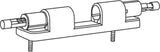 DURAVIT WC-Sitz-Scharnier Universal Ersatzteil 160 x 20 x 115 mm – Passgenaue Montage
