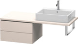 Duravit L-Cube Konsolenunterschrank 620 mm Weiß Matt mit 2 Schubkästen und Tip-on-Technik