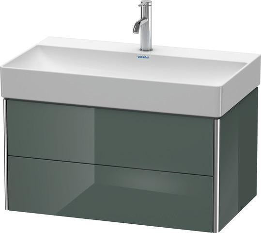 Duravit XSquare Waschtischunterbau 784 mm, 2 Schubkästen, s-matt, Ahorn Mi.