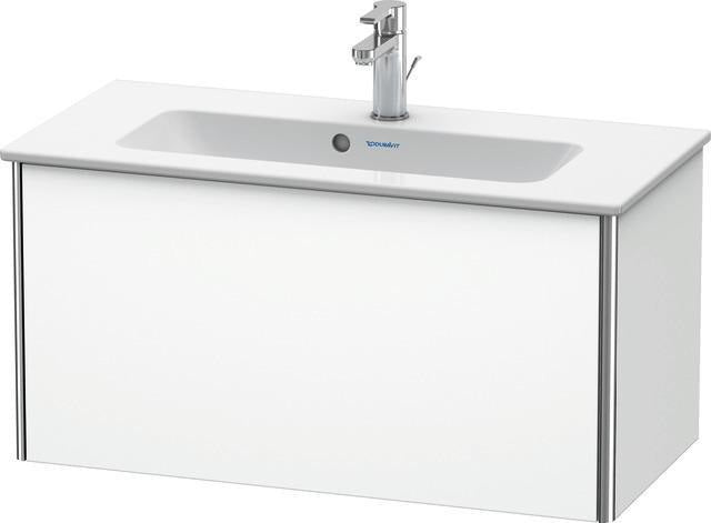 Duravit XSquare Waschtischunterbau 810 mm – wandhängend, Seidenmatt, für ME by Starck