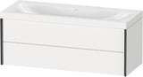 DURAVIT XViu c-bonded Waschtischunterbauset 1200 mm wandhängend mit 2 Schubkästen