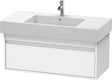 Duravit Ketho Waschtischunterbau wandhängend 1000 mm, 1 Auszug, Weiß Matt